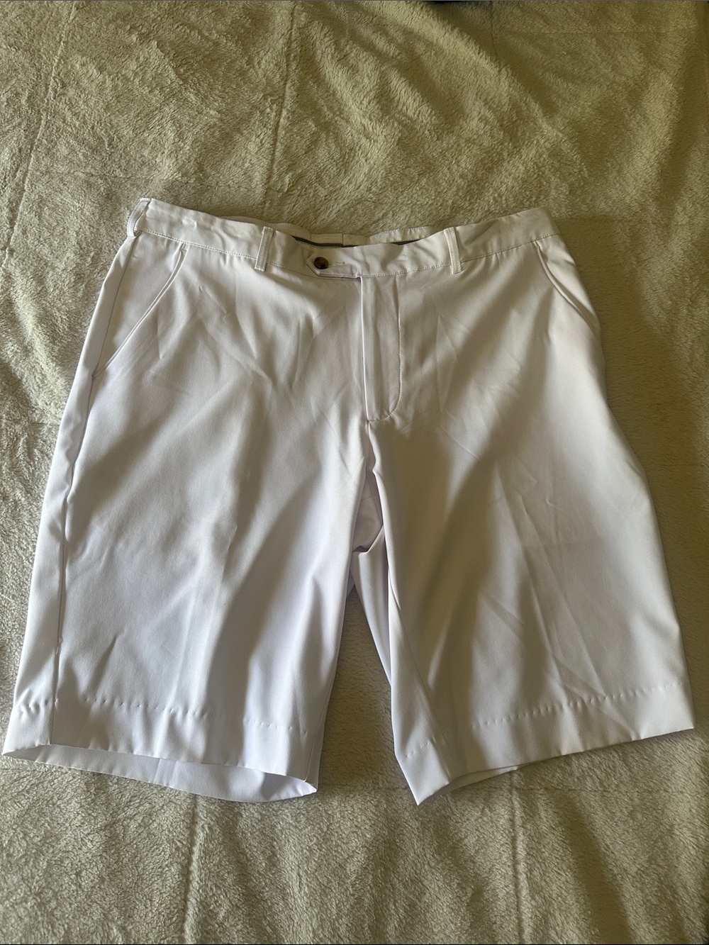 Men's White Carnoustie Golf Shorts